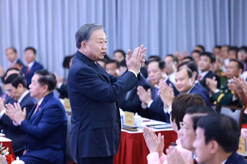 General Secretary To Lam attends Vietnam News Agency's 80th founding anniversary (Photo: VNA)