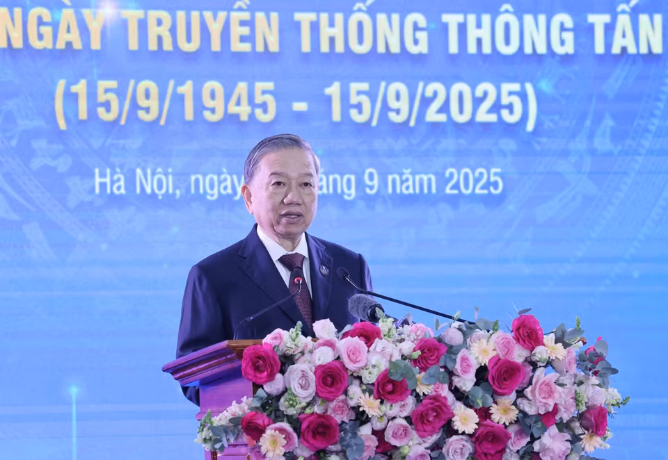Party General Secretary To Lam speaks at the event (Photo: VNA)