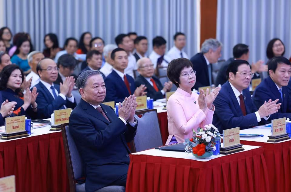 General Secretary To Lam attends Vietnam News Agency's 80th founding anniversary (Photo: VNA)