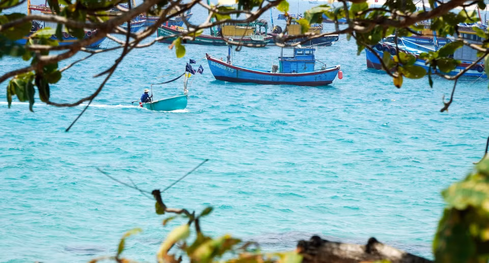 Poetic, peaceful scenery in Vi Rong Cape area. (Photo: VNA)