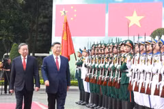 Official welcome ceremony held for top Chinese leader in Hanoi