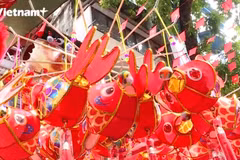 Hang Ma Street glows for Mid-Autumn Festival