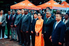 The Vietnamese Embassy in Mozambique hosts a ceremony at the Museum of Natural History in Maputo to mark the 81st anniversary of the August Revolution and National Day, drawing more than 250 delegates. (Photo published by VNA)