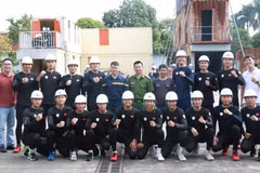 Vietnamese Ministry of Public Security team is ready to depart for the 2026 World Championship in Fire and Rescue Sport. (Photo: nhandan.vn)