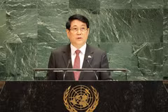 State President Luong Cuong addresses the High-Level General Debate of the 80th Session of the United Nations General Assembly (UNGA 80) (Photo: VNA)
