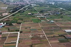 In the afternoon sitting, lawmakers will listen to a proposal and a verification report on the NA’s draft Resolution stipulating certain mechanisms and policies to solve difficulties and obstacles in the implementation of the Land Law. (Illustrative photo: VNA)