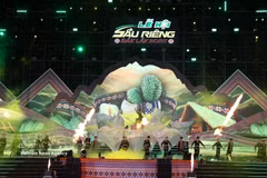 An art performance at 2026 Dak Lak Durian Festival. (Photo: VNA)