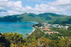 An overview of Con Dao island which will host the Con Dao Spirit HTV BCONS 2026 Trail Running on August 30. (Photo courtesy of organiser)