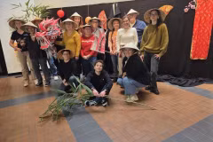 Artists participate in the 34th Festival Changé d’Air, themed “Vietnam – Culture, Art, Cuisine, Music and Life”, in Changé city, Sarthe department of France. (Photo: actu.fr) 