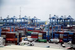 Tan Cang Saigon - the most modern and largest port in Vietnam. (Photo: VNA)