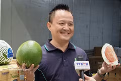 Ly Hoang Duy, CEO of 4 Ways Fresh, speaks to a Vietnam News Agency correspondent (Photo: VNA)