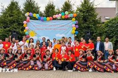 Participants in the 4th Vietnamese Language Summer Camp (Photo: VNA)