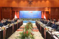 An overview of the Second Ministerial Meeting of China-Indonesia Joint Foreign and Defense Ministerial Dialogue (the second 2+2 meeting) held in Jakarta on August 21 (Photo: Xinhua/VNA)