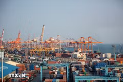 A port in Busan, the Republic of Korea (Photo: Xinhua/VNA)