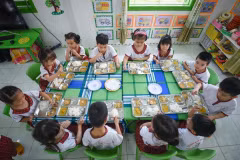 A nutritious school meal (Photo: TH)