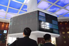 Investors monitor stock movements on Ho Chi Minh City Stock Exchange. (Photo: VNA)
