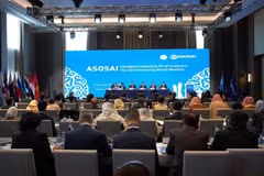 An overview of the 63rd Governing Board Meeting of the Asian Organisation of Supreme Audit Institutions (ASOSAI) in Astana, Kazakhstan, on September 17. (Photo published by VNA)