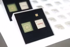 A 5G DFE chip developed by Viettel. (Photo: VNA)