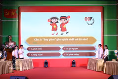 At the final round of Vietnam's 2026 national Vietnamese-language speaking contest for foreigners on September 25. (Photo: VNA)