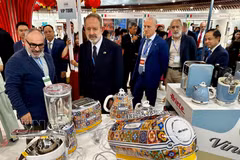 Italian products on display during the Italian Days and Italian Expo in Da Nang city in 2025. (Illustrative photo: VNA)