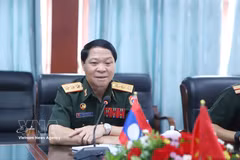 Gen. Lieut. Gen. Vongsone Inpanphim, Deputy Minister of National Defence and Director of the General Department of Politics of the Lao People’s Army (Photo: VNA)