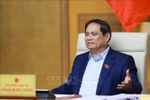 Prime Minister Pham Minh Chinh chairs a meeting with ministry and sector leaders on preparations for the exhibition, to be held in celebration of the 80th anniversary of the National Day (September 2, 1945 –2025). (Photo: VNA)