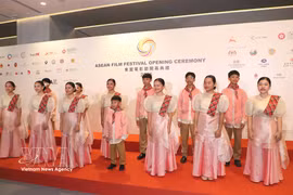 Children perform at the opening ceremony of the ASEAN Film Festival 2026 in Hong Kong. (Photo: VNA) 