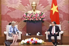 Vietnamese NA Chairman Tran Thanh Man receives new Australian Ambassador Gillian Bird (Photo: VNA)