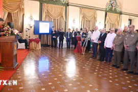 Participants in the ceremony held by the Vietnamese Embassy in Cuba on September 16, (Photo: VNA)