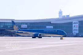 A Vietnam Airlines aircraft. (Photo: VNA) 