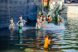 Water puppetry of Vietnam will be performed at the International Puppetry Festival 2025 in November in Quang Ninh province. (Photo: VNA) 