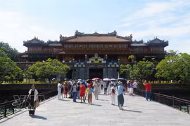 Tourist arrivals in Hue surge 231% during the National Day holiday. (Photo: VNA) 