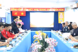 The working session between the Ho Chi Minh City Red Cross Society and the Incheon Red Cross Society on October 14, 2026 (Photo: VNA)