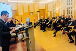 Vietnamese Ambassador to Austria Vu Le Thai Hoang (Photo published by VNA )