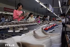 The EVFTA offers major opportunities for Vietnam’s footwear and leather goods industry to expand exports to the EU market. (Photo: VNA)