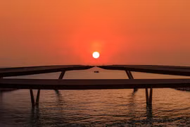 In Phu Quoc, even the island’s sunset can become part of the sensory experience of dining. 