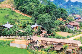 A view of the tourism village in Huu Lien commune, Lang Son province. (Photo: Nhan Dan)