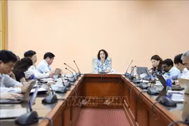 The Ministry of Health holds an online meeting on May 22, 2026 to discuss surveillance and prevention measures against Ebola virus disease amid the evolving outbreak situation in the Democratic Republic of the Congo and Uganda. (Photo: VNA) 