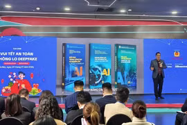 Delegates at the seminar "Safe Tet- No worries about Deepfake". (Photo: VNA)