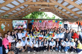 The 10th anniversary ceremony of the Vietnamese language class in Belarus. (Photo: VNA) 