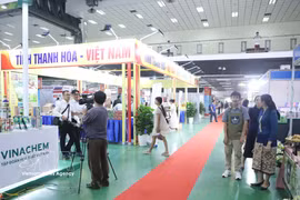 A view of Vietnamese booths at the 2026 Vietnam-Laos Trade Fair. (Illustrative Photo: VNA) 