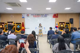 Vietnamese Consul General Doan Phuong Lan speaks at the event (Photo: Baoquocte)
