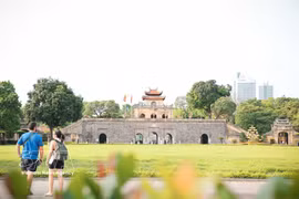 Thang Long Imperial Citadel, a historical attraction drawing large crowds during holidays. (Photo: VNA) 