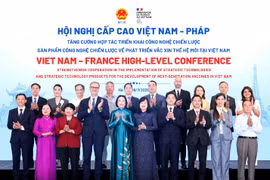 Delegates at the Vietnam – France High-Level Conference.