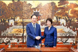 Vietnamese Deputy Minister of Finance Nguyen Thi Bich Ngoc meets with Fan Bi, Deputy Director of the State Council Research Office of China. (Photo: Vietnam Financial Times)