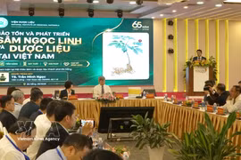 Delegates attend the international scientific conference, "Ngoc Linh Ginseng – From National Product to Global Brand," in Da Nang on August 2. (Photo: VNA)