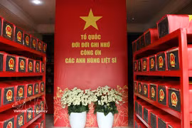 After three months of search operations, 664 sets of war martyrs’ remains have been recovered at Le Thi Rieng Park. (Photo: VNA) 