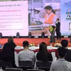 A view of the seminar on the electronics industry in green supply chains held by Vietnam Electronic Industries Association and SGS. (Photo: VNA)