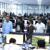 Police raid an online scam centre in Cambodia (Photo: AKP)