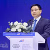 Deputy Prime Minister Nguyen Van Thang speaks at the Autumn Economic Forum 2026 (Photo: thoibaotaichinh,.vn)
